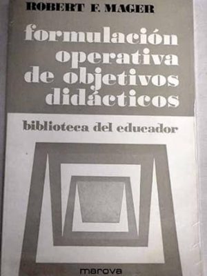 Formulacion operativa de objetivos didacticos