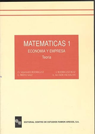 Matemáticas economía y empresa: teoría