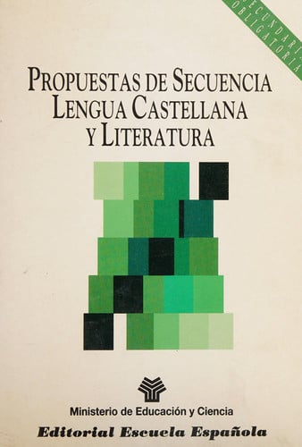 Propuestas de secuencia lengua castellana y literatura