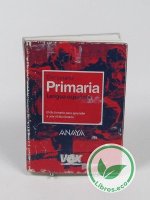 Diccionario primaria lengua española