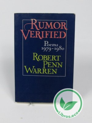 Rumor verified: poems 1979-1980