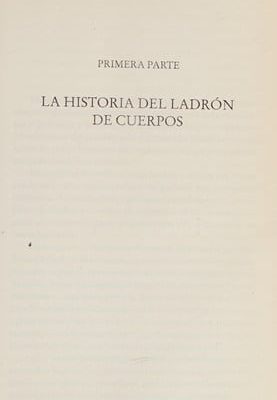 El ladrón de cuerpos