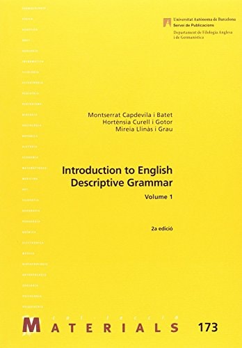 Introduction to english descriptive grammar volume 1