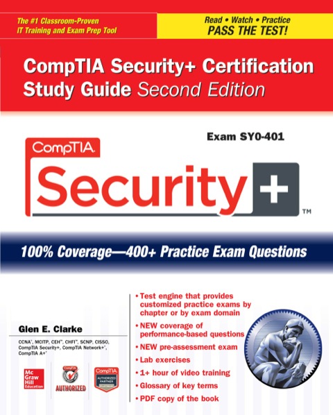 Comptia security+ certification study guide, second edition (exam sy0-401) (certification press)