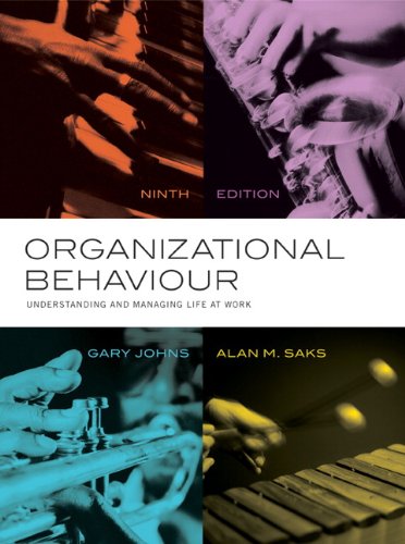 Organizational behaviour (ninth edition)