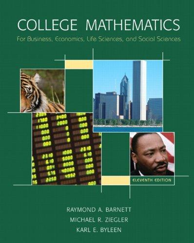 College mathematics for business, economics, life sciences & social sciences value package (includes mymathlab/mystatlab student access)