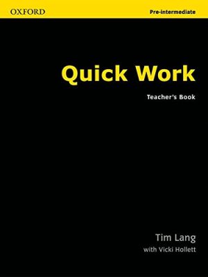 Quick work pre-intermediate. teacher's book