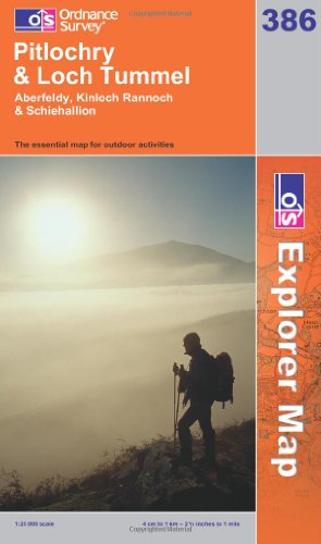 Pitlochry & loch tummel (explorer map)