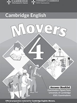 9780521694025_cambridge-young-learners-english-tests-movers-4-answer-booklet-examination-papers-from-the-universi_front-1.jpg Cambridge young learners english tests movers 4 answer booklet: examination papers from the university of cambridge esol examinations