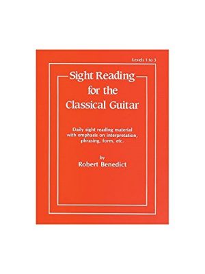 Robert benedict: sight reading for the classical guitar - levels 1-3. partitions pour guitare, guitare classique