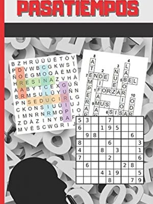 9781072964629_pasatiempos-formato-bolsillo-tamano-especial-viaje-o-vacaciones-sudokus-crucigramas-y-sopas-de-_front-1.jpg Pasatiempos: formato bolsillo - tamaño especial viaje o vacaciones. sudokus, crucigramas y sopas de letras con varios niveles de dificultad. incluye soluciones. (spanish edition)