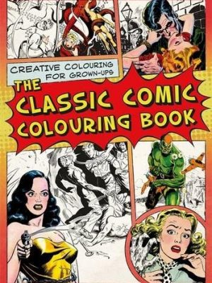 Classic comic colouring book