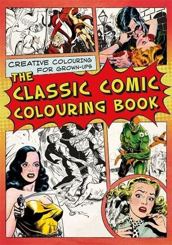 Classic comic colouring book