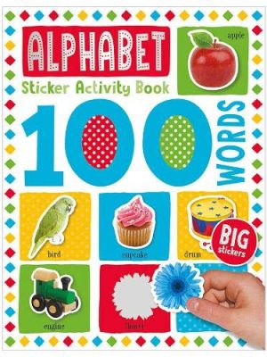 100 alphabet words sticker activity