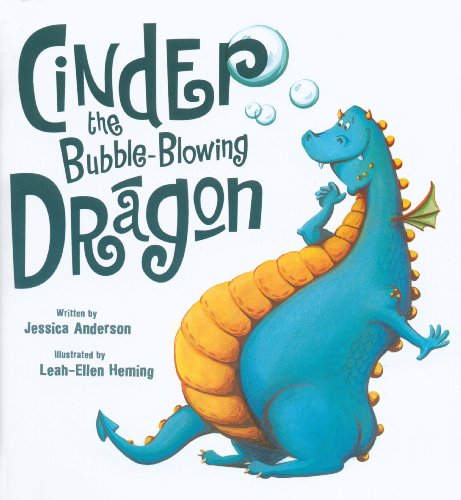 Cinder the bubble blowing dragon