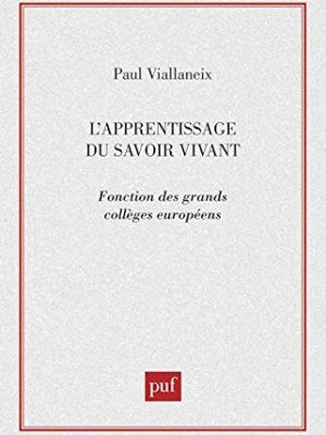 L'apprentissage du savoir vivant