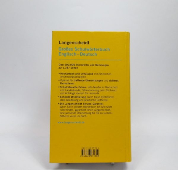 Grosses schulworterbuch englisch-deutsch