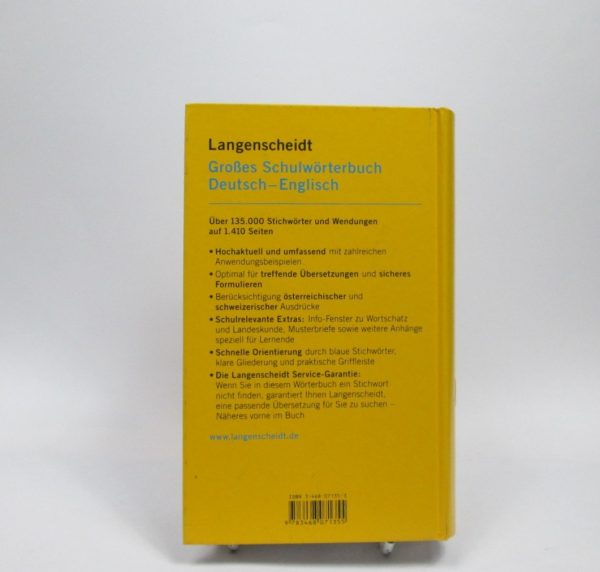 Grosses schulworterbuch deutsch-english