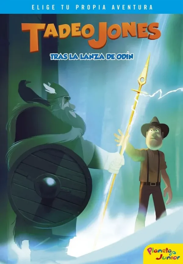 Tadeo jones tras la lanza de odín