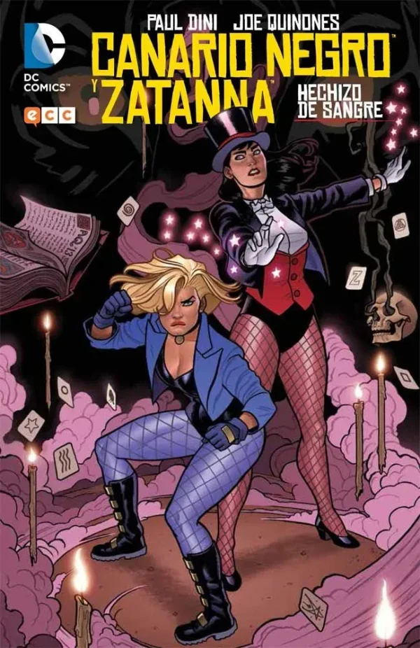 Canario negro y zatanna: hechizo de sangre