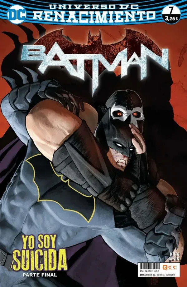 Batman núm. 62/ 7 (renacimiento) yo soy suicida parte final