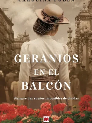 Geranios en el balcón