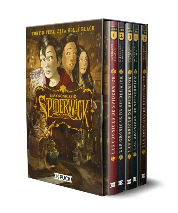 Estuche saga "spiderwick"