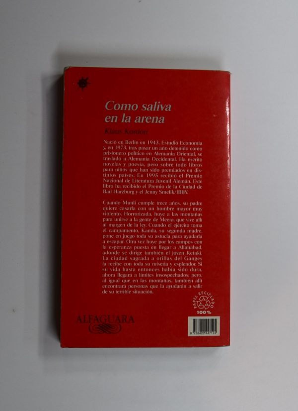 Como saliva en la arena