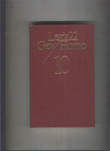 Lexis 22 volumen 10: gev/homo