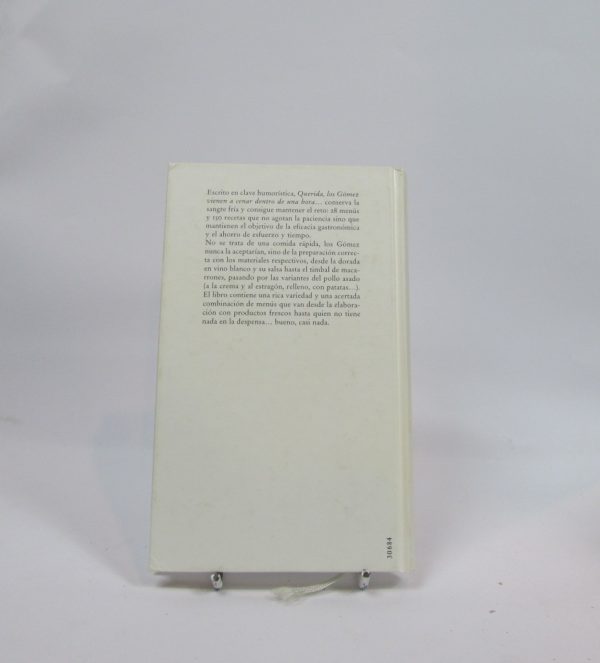 Querida, los gómez vienen a cenar dentro de una hora