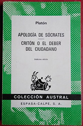 Apologia de socrates criton o el deber del ciudada