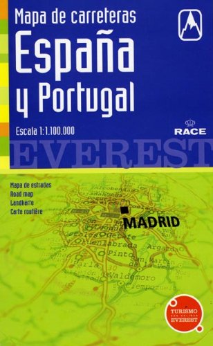 📚 Comprar Mapa De Carreteras De España Y Portugal 11100000 Cartografía Digital 3370