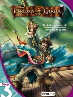 9788424123093_piratas-del-caribe-1-el-pirata-desaparecido-tormenta-en-el-mar-lectura-nivel-3-leo-con-disney-_front-1.jpg Piratas del caribe 1. el pirata desaparecido. tormenta en el mar. lectura nivel 3 (leo con disney) (spanish edition)