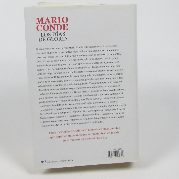 📚 Comprar « Los días de gloria » — Libros Eco