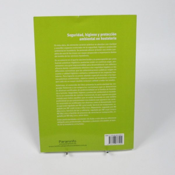 Seguridad, higiene y protección ambiental en hostelería
