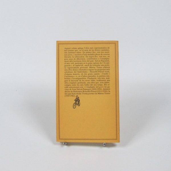 Poesia de joan salvat-papasset, bartomeu roselló-pòrcel y márius torres.