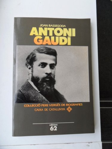 Antoni gaudí (pere verges de biografies) (catalan edition)