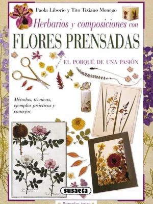 Herbarios y composiciones con flores prensadas