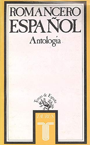 Romancero español. antologia
