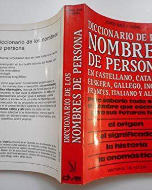 Diccionario de los nombres de persona