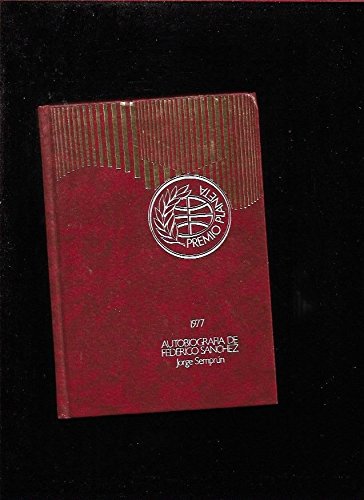 Autrobiografia de federico sanchez.