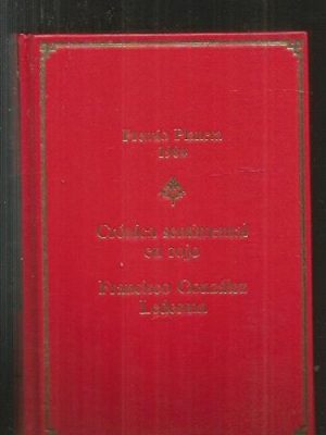 Crónica sentimental en rojo. premio editorial planeta 1984.