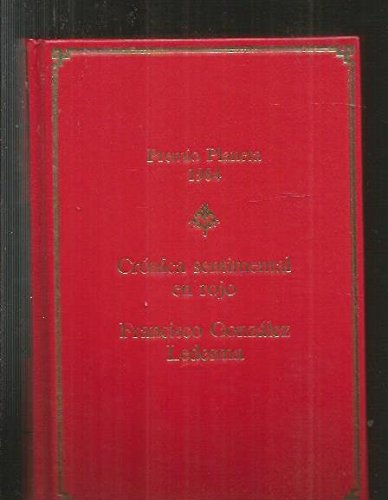Crónica sentimental en rojo. premio editorial planeta 1984.