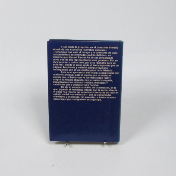 Epitafio para un señorito