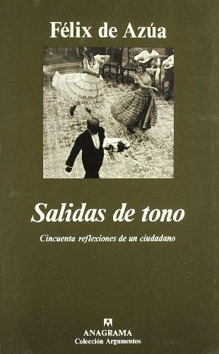 Salidas de tono (coleccio?n argumentos) (spanish edition)