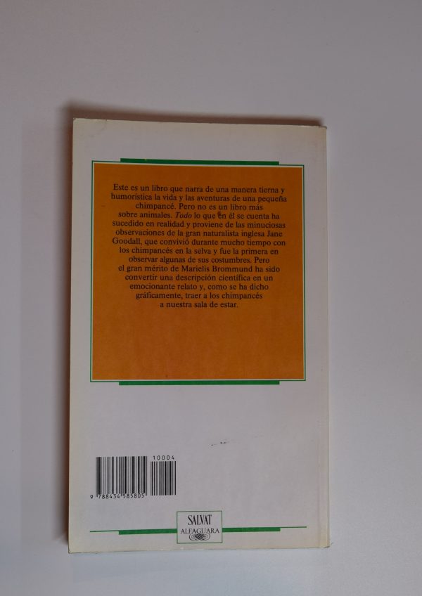 Jockla, la pequeña chimpancé