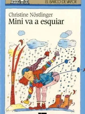 Mini va a esquiar