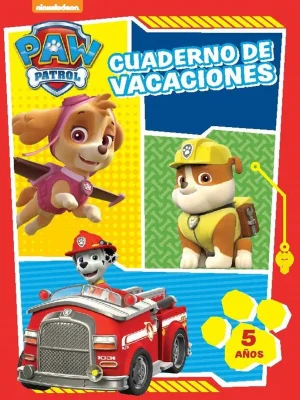 Paw patrol | patrulla canina. cuaderno de vacaciones - cuaderno de vacaciones (5 años)