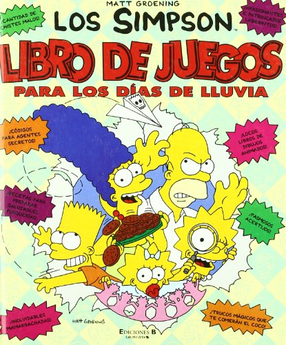 Libro de juegos para los días de lluvia (los simpson. actividades) (bruguera contemporánea) (spanish edition)
