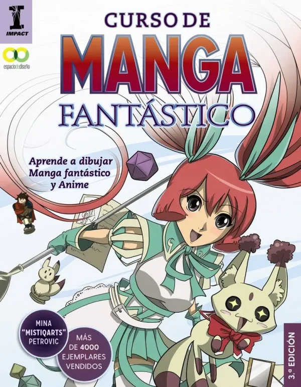 Curso de manga fantástico. aprende a dibujar anime y manga